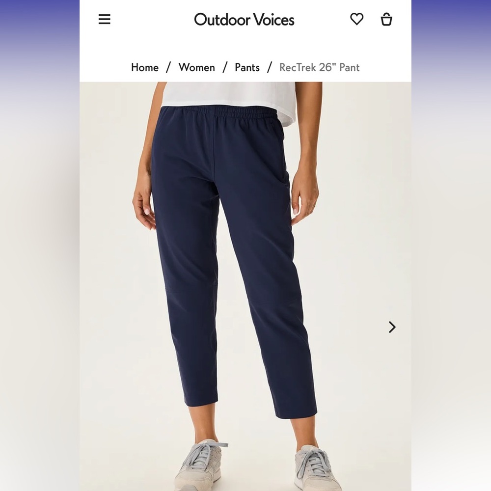 Outdoor Voices Navy Rectrek - Medium